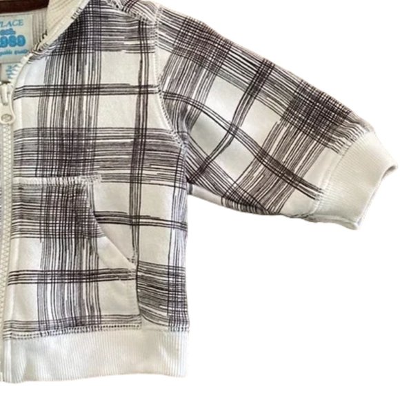 1989 Place Plaid Zip-Up Hoodie size 3-6 Months - Picture 6 of 11